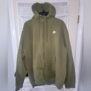 Nike Green Sweatshirt Hoodie Casual Style